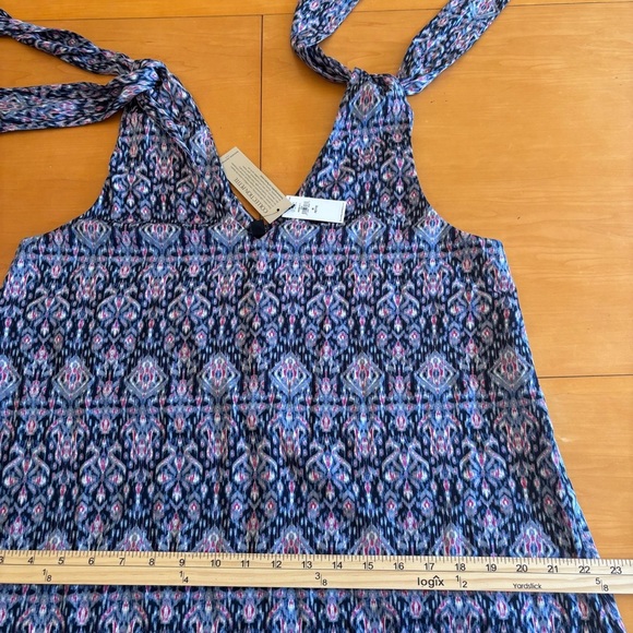 Banana Republic Factory MP NWT drop waist light weight teared skirt midi dress - Picture 9 of 11